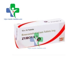 Zyrova 5 Zydus Cadila - Thuốc điều trị tăng cholesterol